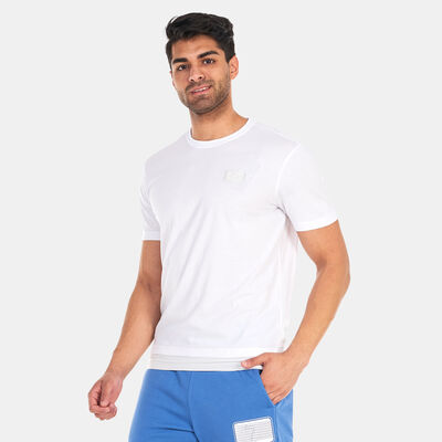EA7 Emporio Armani Men's Tape Logo T-shirt White