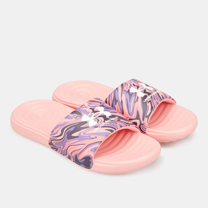 Under Armour Women's UA Ansa Graphic Slides Pink Under Armour Women's UA Ansa Graphic Slides Pink image number 0