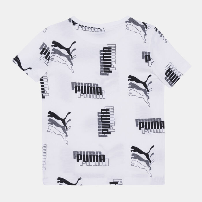 PUMA Kids' Power Allover Print T-Shirt White image number 1
