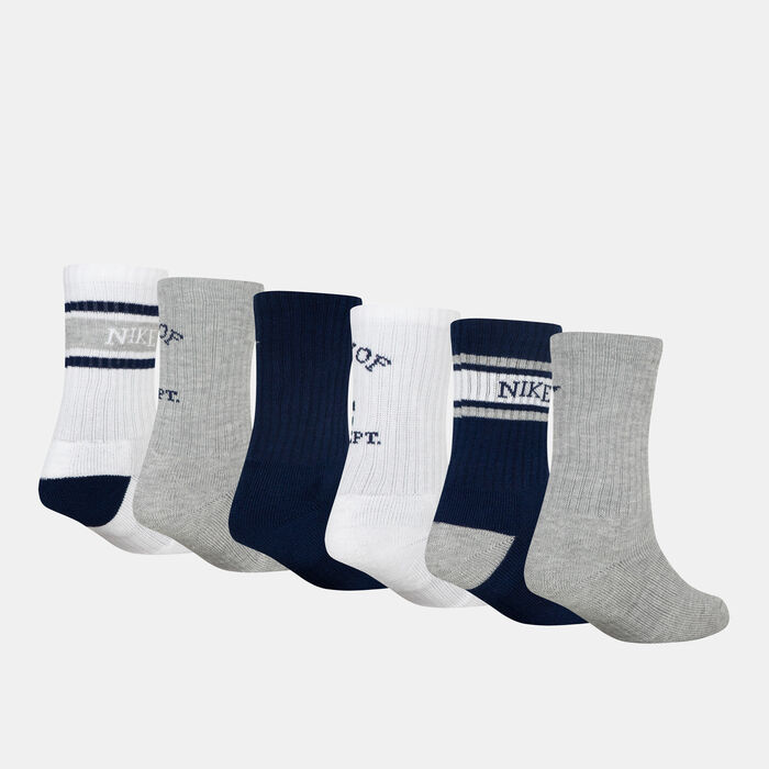 Nike Varsity Crew Socks (6 Pairs) Black Nike Varsity Crew Socks (6 Pairs) Black image number 1