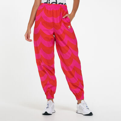 adidas Women's Marimekko Cuffed Woven Track Pants Multi