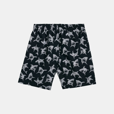 Zoggs Kids' Shadow Shark 15-Inch Swimming Shorts Blue Zoggs Kids' Shadow Shark 15-Inch Swimming Shorts Blue