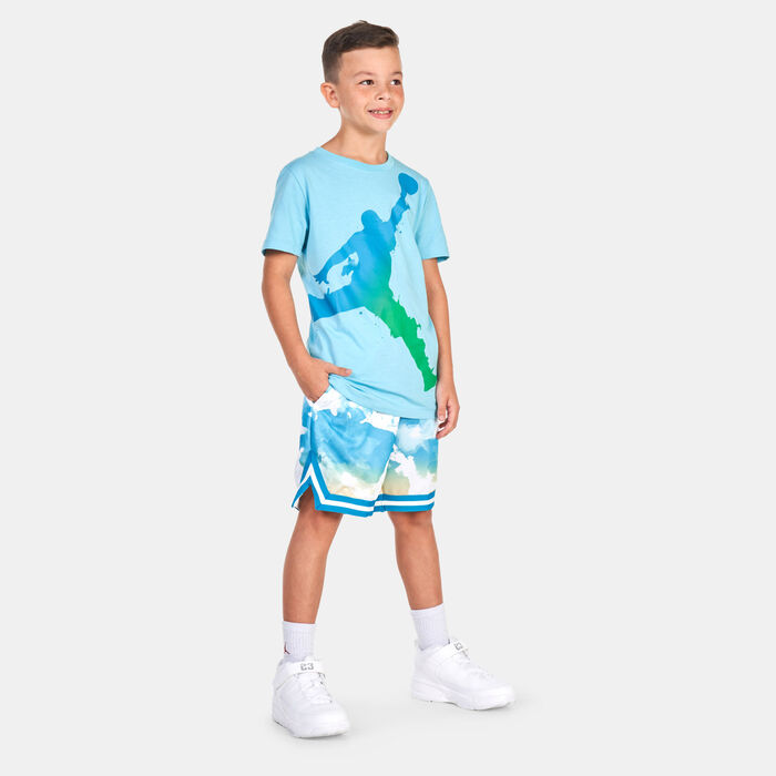 Nike Kids' Jumbo Jumpman Splash T-Shirt Blue Nike Kids' Jumbo Jumpman Splash T-Shirt Blue image number 2