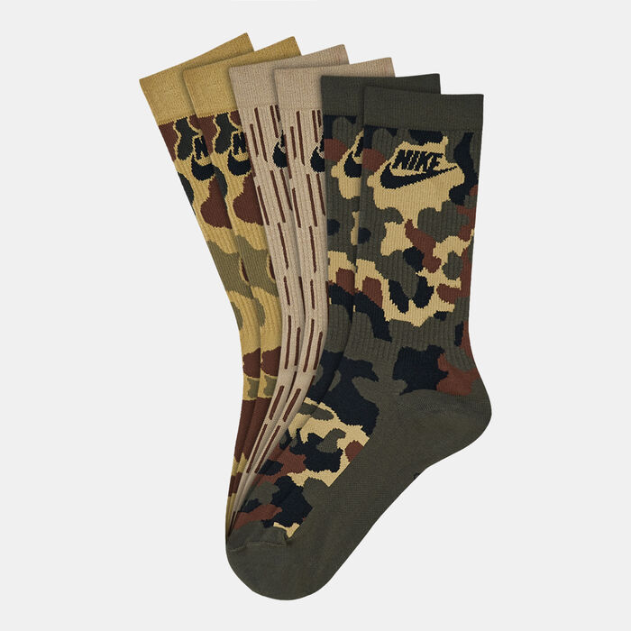 Nike Men's Everyday Essential Crew Socks (3 Pack) Green image number 0