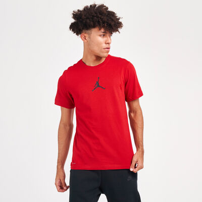 Jordan Men's Dri-FIT Jumpman T-Shirt Red Jordan Men's Dri-FIT Jumpman T-Shirt Red
