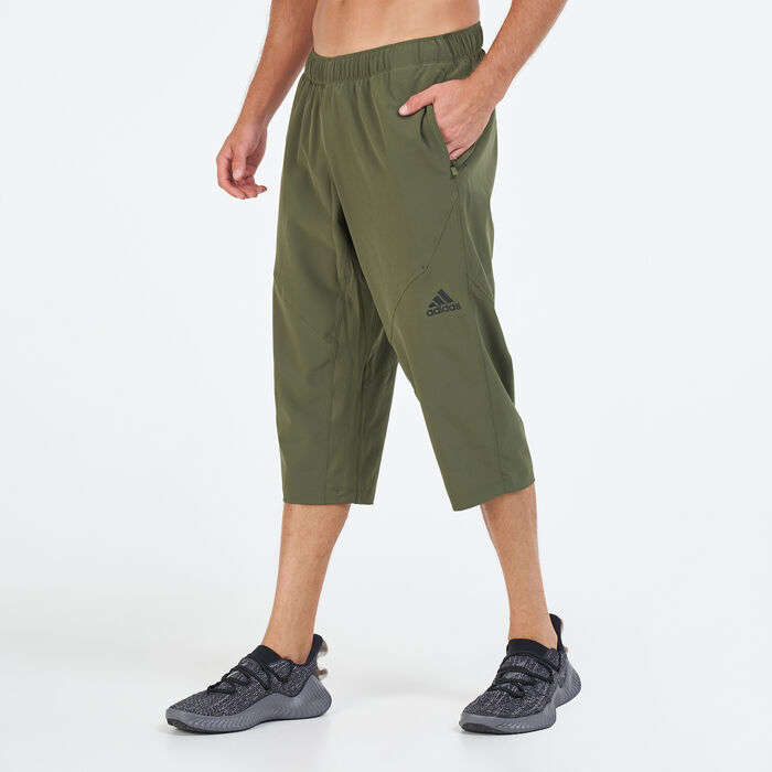 adidas Men's Climacool 3/4 Training Pants Green adidas Men's Climacool 3/4 Training Pants Green image number 0
