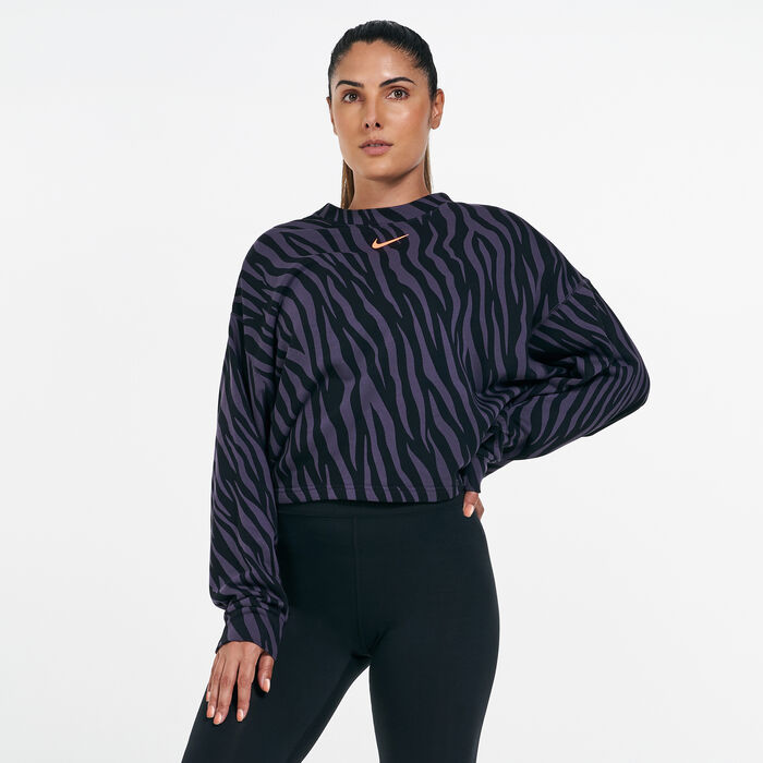 Nike Women's Sportswear Icon Clash Sweatshirt Black Nike Women's Sportswear Icon Clash Sweatshirt Black image number 0