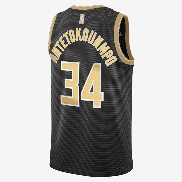 Nike Men's NBA Giannis Antetokounmpo Milwaukee Bucks 2024 Select Series Dri-FIT Swingman Jersey Black Nike Men's NBA Giannis Antetokounmpo Milwaukee Bucks 2024 Select Series Dri-FIT Swingman Jersey Black image number 1