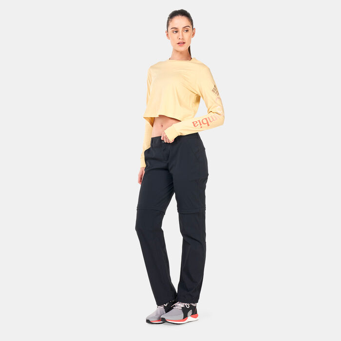 Columbia Women's North Cascades™ Long Sleeve Printed T-Shirt yellow Columbia Women's North Cascades™ Long Sleeve Printed T-Shirt yellow image number 2