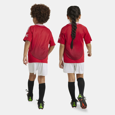 adidas Kids' Manchester United 24/25 Home Replica Football Kit Red adidas Kids' Manchester United 24/25 Home Replica Football Kit Red