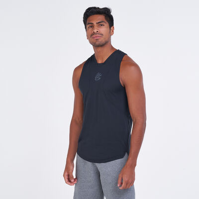 Under Armour Men's Curry Performance Tank Top Black Under Armour Men's Curry Performance Tank Top Black