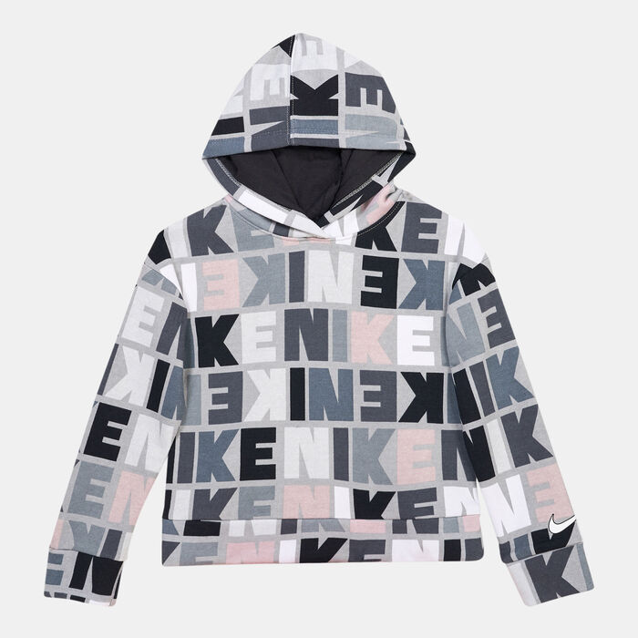Nike Kids' Snack Pack Pullover Hoodie (Younger Kids) Grey Nike Kids' Snack Pack Pullover Hoodie (Younger Kids) Grey image number 0