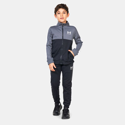 Under Armour Kids' Knit Colourblock Tracksuit Black