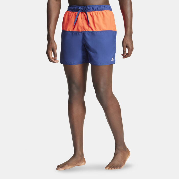 adidas Men's Colourblock CLX Swimming Shorts Blue adidas Men's Colourblock CLX Swimming Shorts Blue image number 0