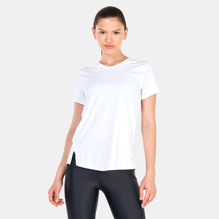 Under Armour Women's UA Iso-Chill Laser T-Shirt White Under Armour Women's UA Iso-Chill Laser T-Shirt White image number 0