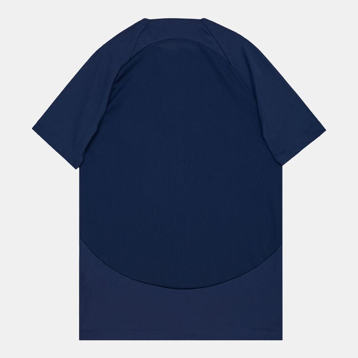 Nike Kids' Paris Saint-Germain F.C. Academy Pro Dri-FIT Football Jersey (Older Kids) Blue Nike Kids' Paris Saint-Germain F.C. Academy Pro Dri-FIT Football Jersey (Older Kids) Blue image number 1