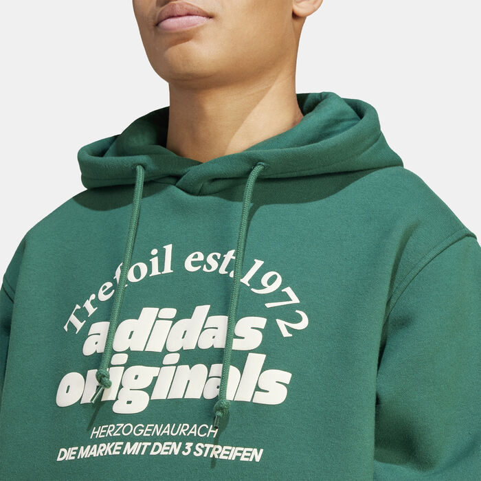 adidas Originals Men's Graphic Hoodie Green adidas Originals Men's Graphic Hoodie Green image number 3