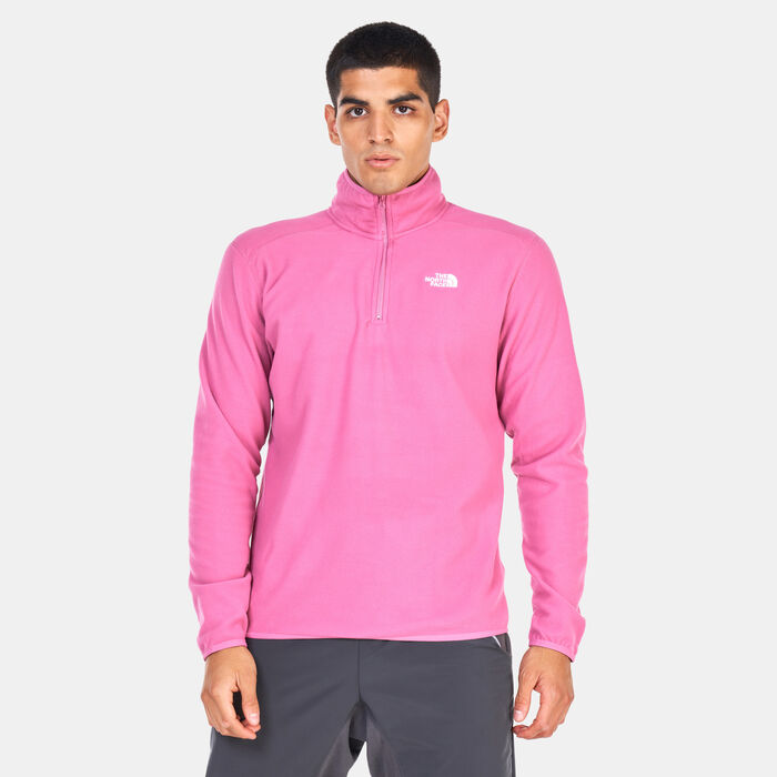 The North Face Men's 100 Glacier Sweatshirt Blue The North Face Men's 100 Glacier Sweatshirt Blue image number 0