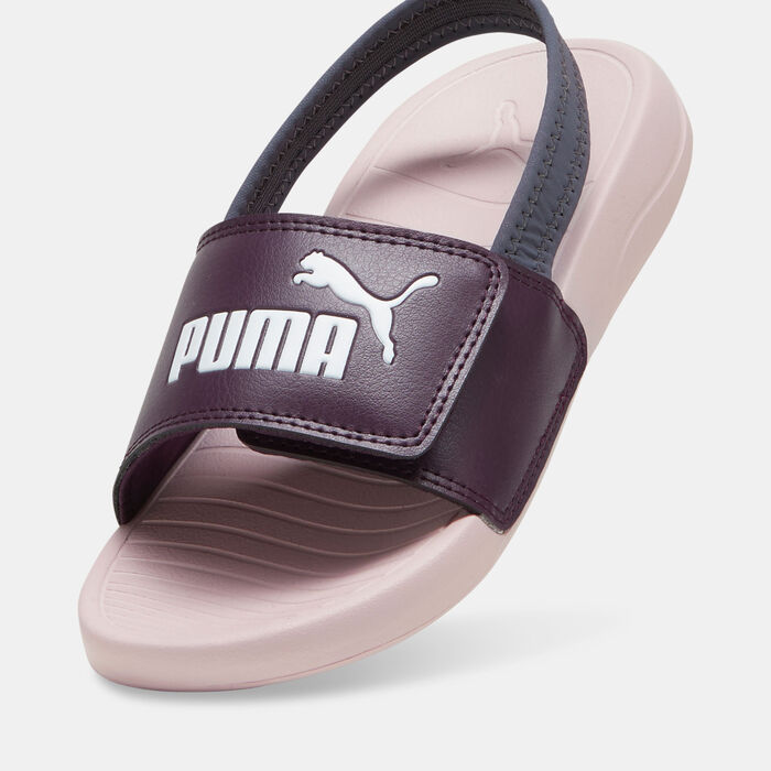PUMA Kids' Popcat 20 Backstrap Sandals Purple PUMA Kids' Popcat 20 Backstrap Sandals Purple image number 4