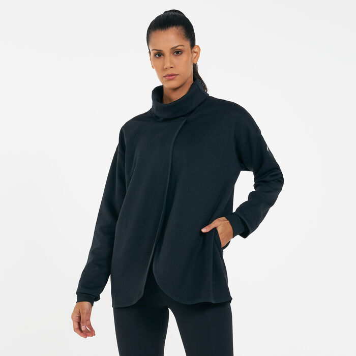 Nike Women's Reversible Maternity Pullover Black Nike Women's Reversible Maternity Pullover Black image number 0