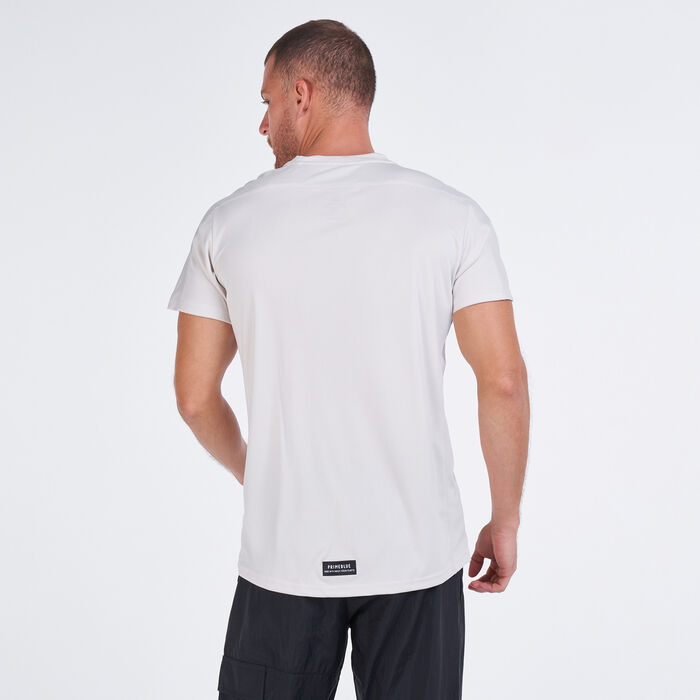 adidas Men's Run for the Oceans Graphic T-Shirt Mettalic adidas Men's Run for the Oceans Graphic T-Shirt Mettalic image number 1