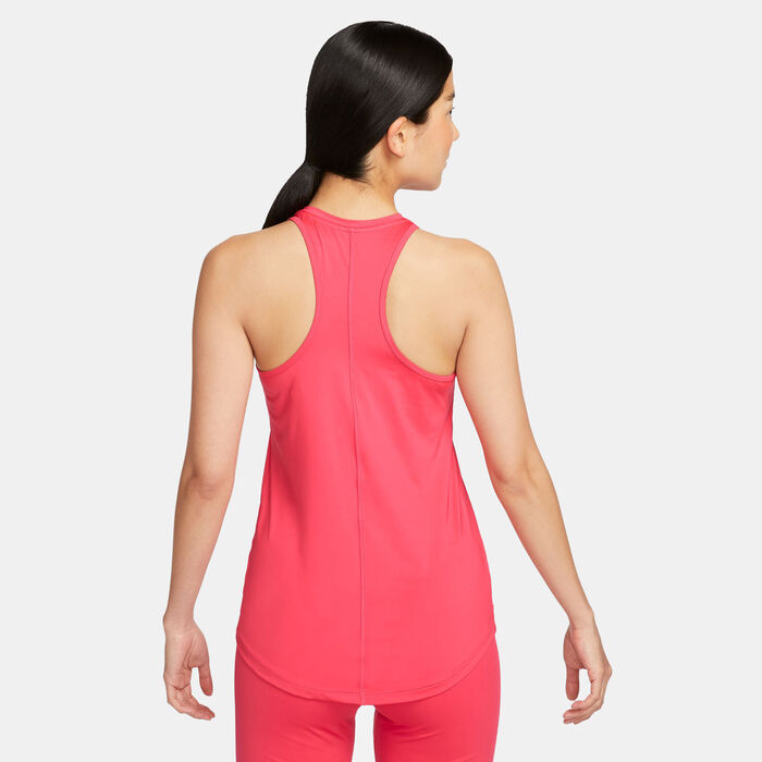 Nike Women's Dri-FIT One Training Tank Top Pink Nike Women's Dri-FIT One Training Tank Top Pink image number 1