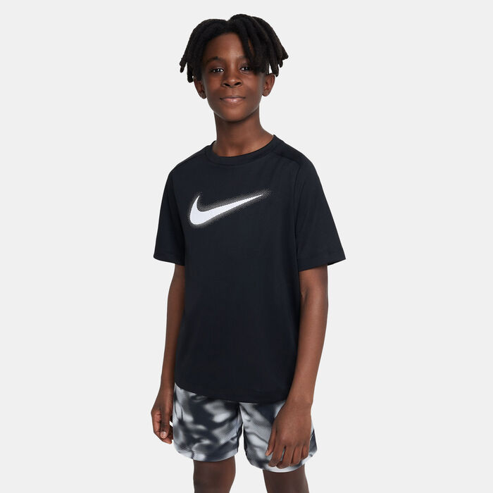 Nike Kids' Dri-FIT Multi Graphic Training Top Black image number 0