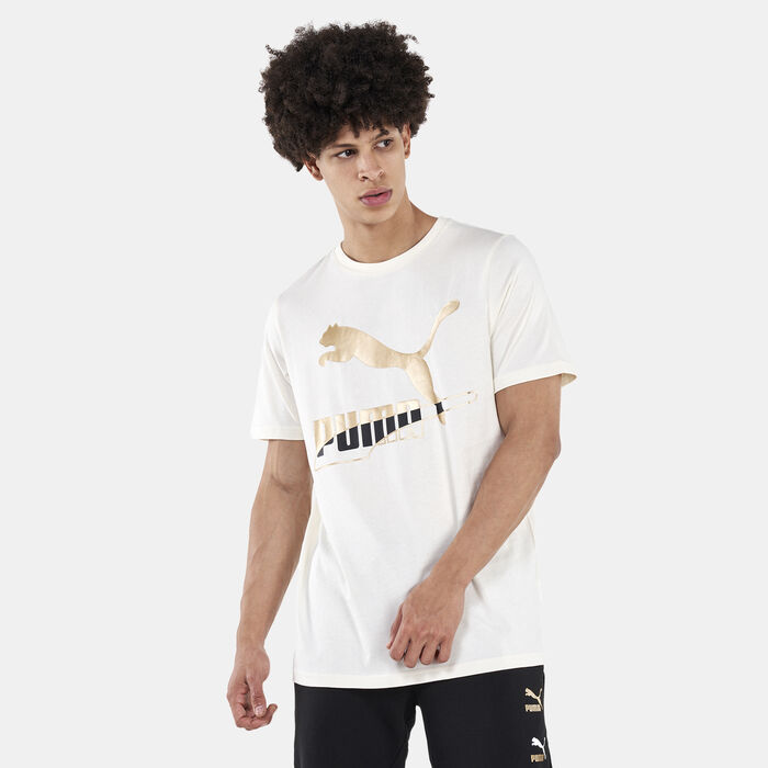 PUMA Men's Classics Graphics Brand Love T-Shirt White PUMA Men's Classics Graphics Brand Love T-Shirt White image number 0