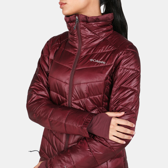 Columbia Women's Joy Peak™ Mid Jacket Red Columbia Women's Joy Peak™ Mid Jacket Red image number 3