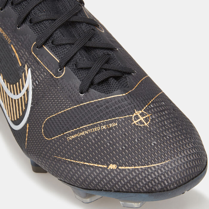 Nike Men's Vapor 14 Elite Firm Ground Football Shoe White image number 5