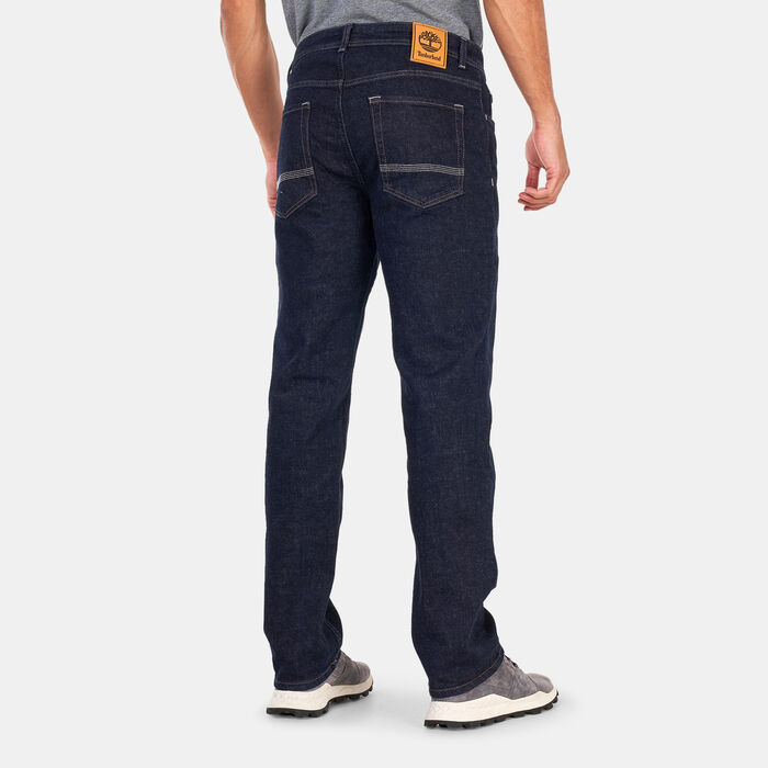 Timberland Men's Stretch Core Indigo Denim Pants Blue Timberland Men's Stretch Core Indigo Denim Pants Blue image number 1