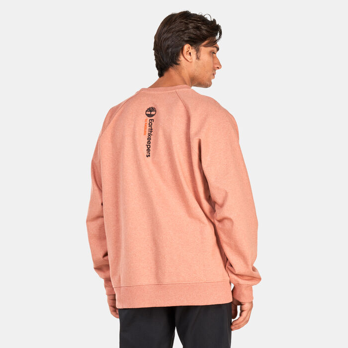 Timberland Men's Earthkeepers® By Raeburn Archive Globe Crewneck Sweatshirt Brown Timberland Men's Earthkeepers® By Raeburn Archive Globe Crewneck Sweatshirt Brown image number 1