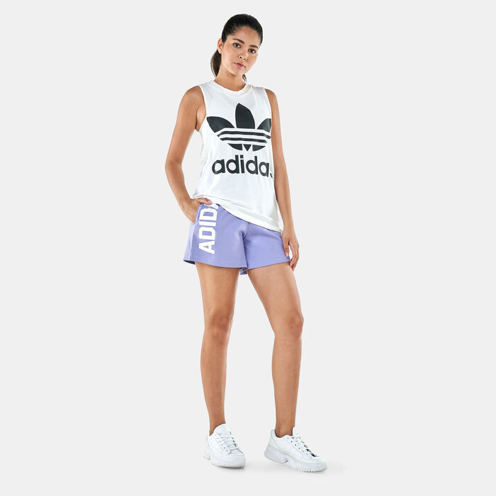 adidas Originals Women's Streetball Shorts Purple adidas Originals Women's Streetball Shorts Purple image number 2