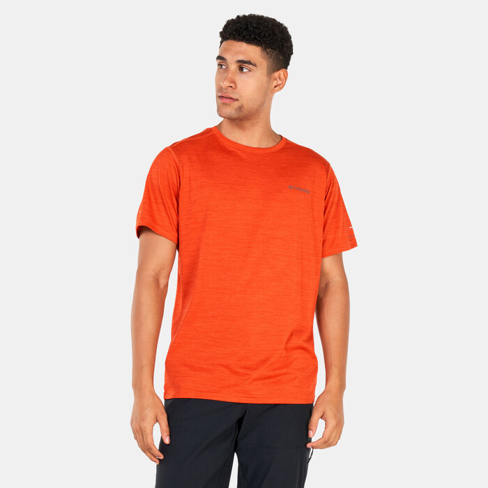 Columbia Men's Alpine Chill Zero T-Shirt Orange Columbia Men's Alpine Chill Zero T-Shirt Orange image number 0