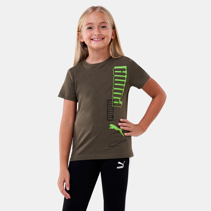 PUMA Kids' Alpha T-Shirt Green PUMA Kids' Alpha T-Shirt Green image number 0