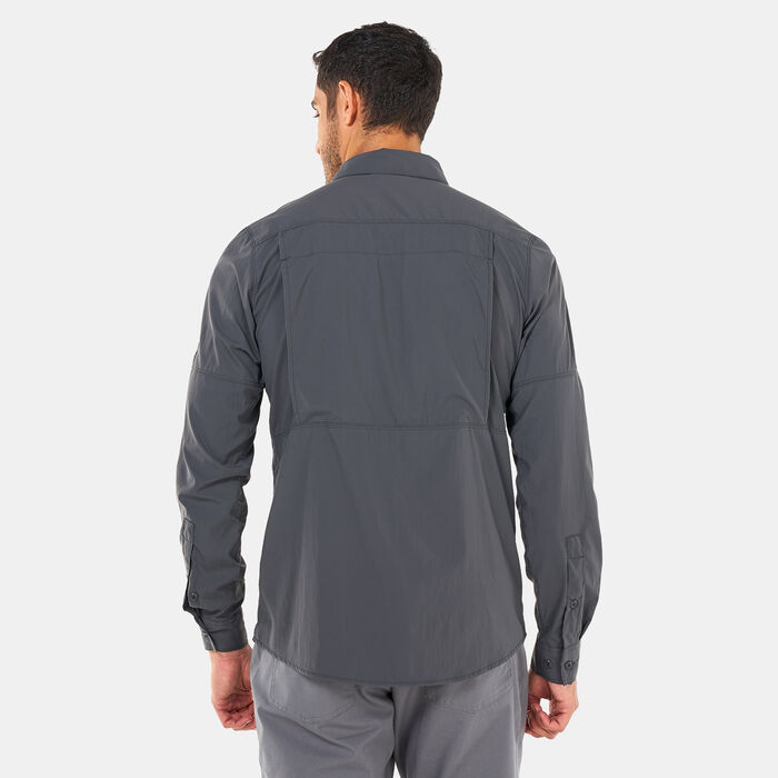 Columbia Men's Newton Ridge™ II Long Sleeve Shirt Grey image number 1