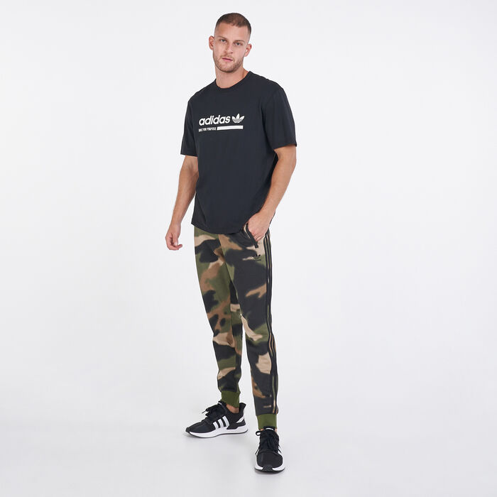 adidas Originals Men's Camo Sweatpants Green adidas Originals Men's Camo Sweatpants Green image number 2