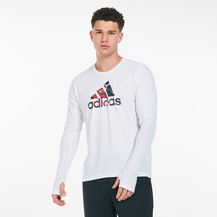 adidas Men's Fast Graphic T-Shirt White adidas Men's Fast Graphic T-Shirt White image number 0