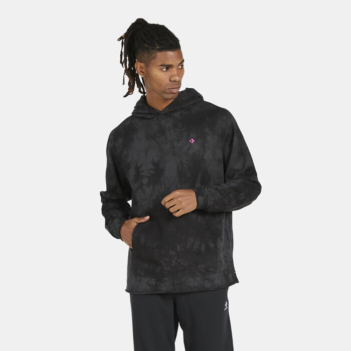 Converse Men's Marble Pullover Hoodie Black Converse Men's Marble Pullover Hoodie Black image number 0