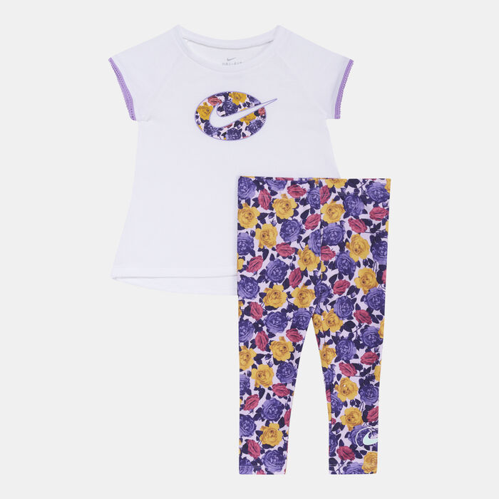 Nike KIds' Iconclash Tunic & Leggings Set Purple Nike KIds' Iconclash Tunic & Leggings Set Purple image number 0