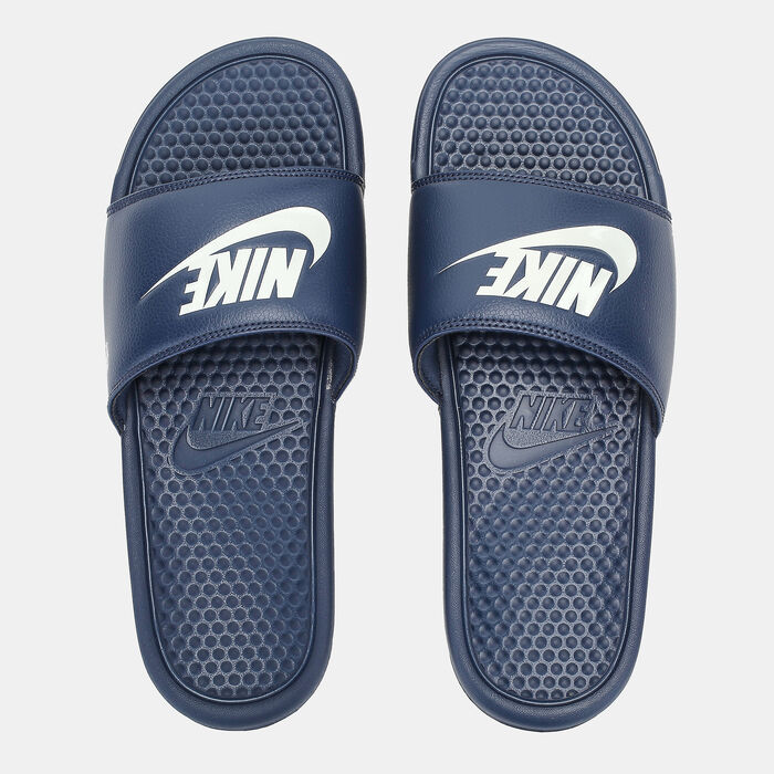 Nike Men's Benassi JDI Slides Blue image number 0