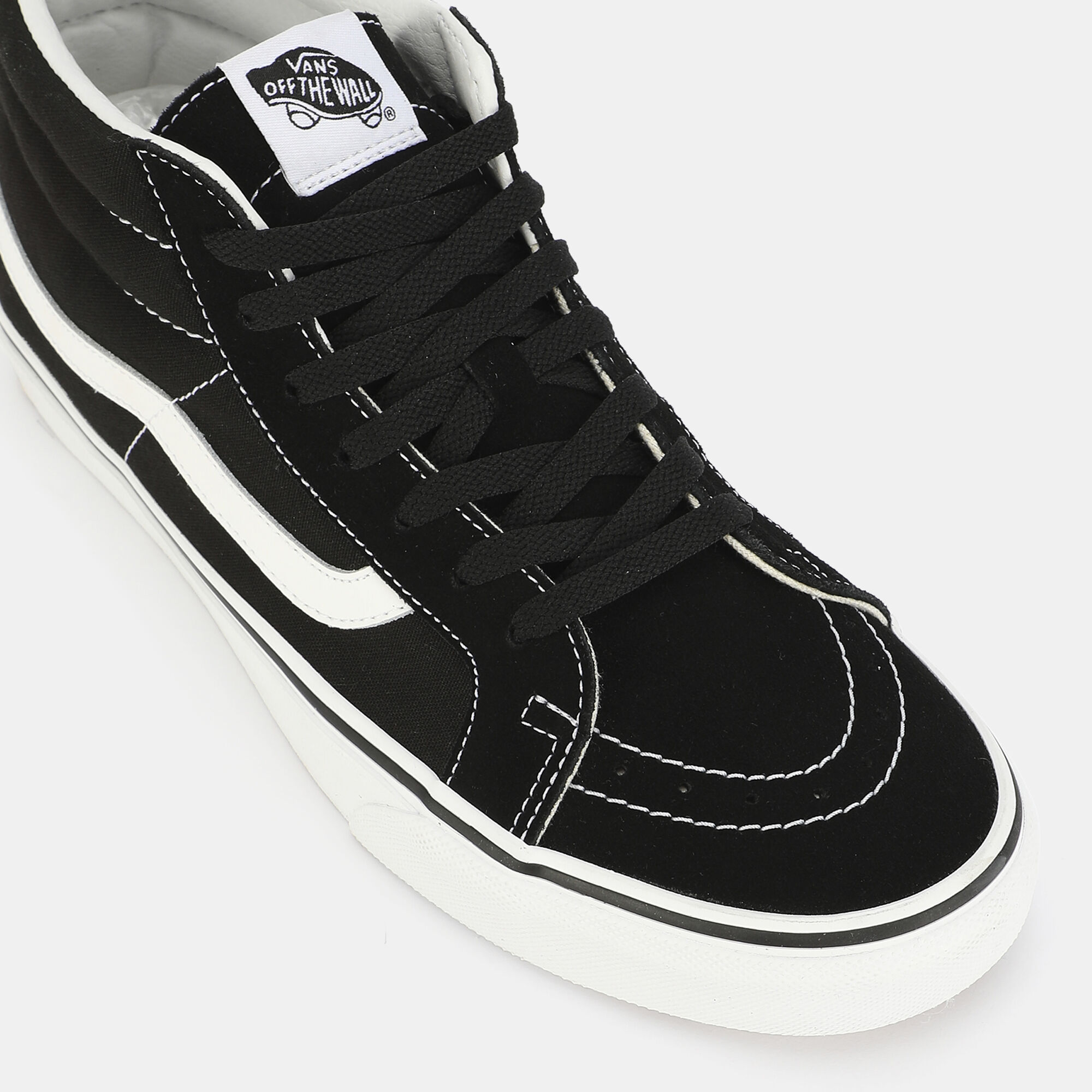 Sk8 Mid Reissue Unisex Shoe Black Vans in Qatar SSS