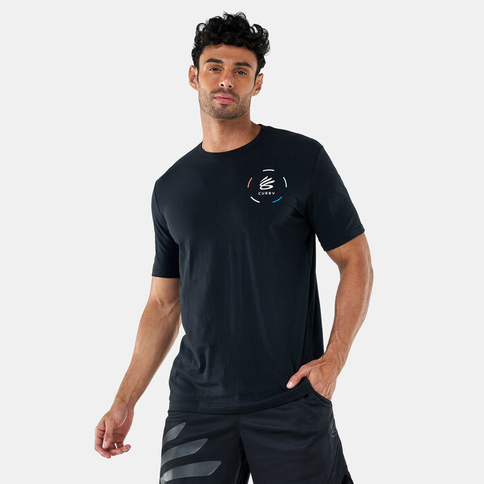 Under Armour Men's Curry Hoop T-Shirt Black Under Armour Men's Curry Hoop T-Shirt Black image number 0