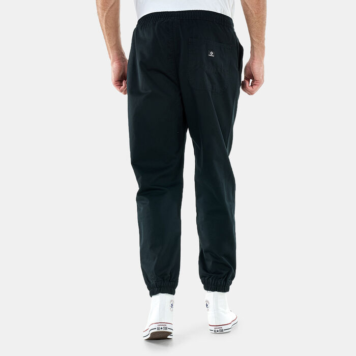 Converse Men's Go To Canvas Joggers Black Converse Men's Go To Canvas Joggers Black image number 1