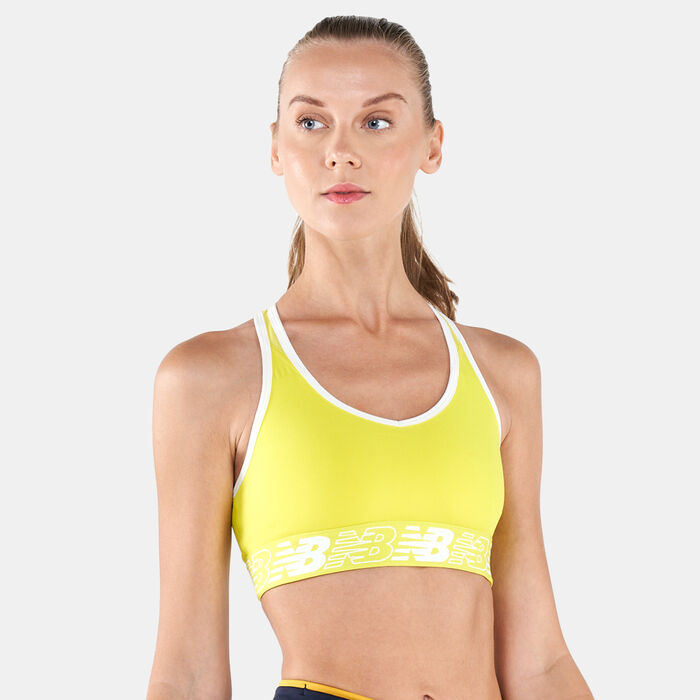 New Balance Women's 3.0 Pace Sports Bra yellow New Balance Women's 3.0 Pace Sports Bra yellow image number 0