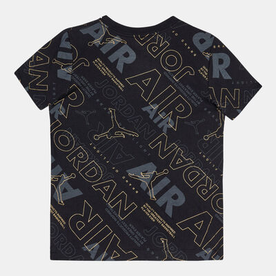 Jordan Kids' Golden Flight Printed T-Shirt (Younger Kids) Black