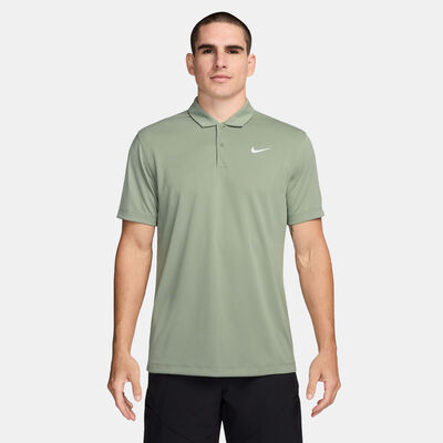 Nike Men's Court Dri-FIT Tennis Polo Shirt Green Nike Men's Court Dri-FIT Tennis Polo Shirt Green