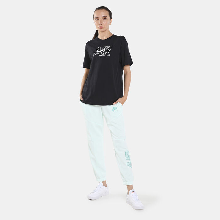 Nike Women's Air Sportswear T-Shirt Black Nike Women's Air Sportswear T-Shirt Black image number 2