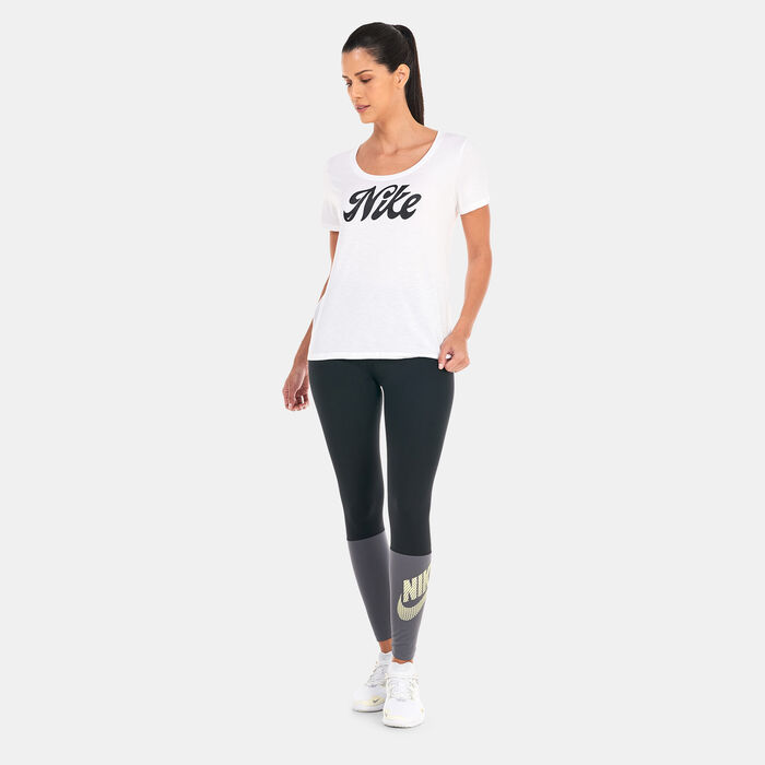 Nike Women's Dri-FIT T-Shirt White image number 2