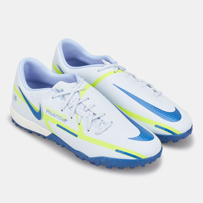 Nike Men's Phantom GT2 Academy Turf Ground Football Shoe Grey image number 2